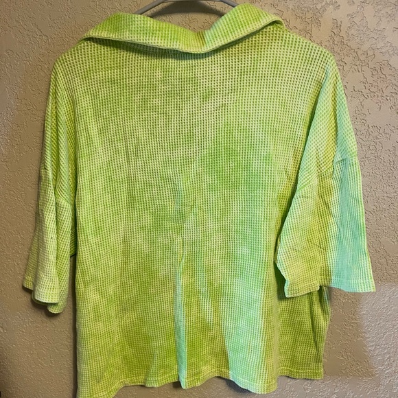 Bibi cropped waffle knit top - Picture 3 of 4